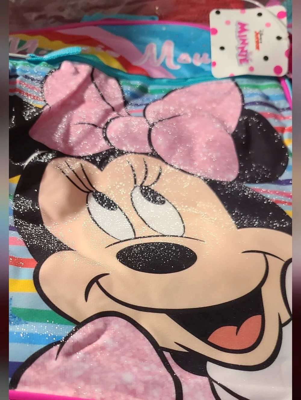 Minnie 9 Pc Set -  Disney Minnie Mouse Bundle. All Pcs Listed In Des.